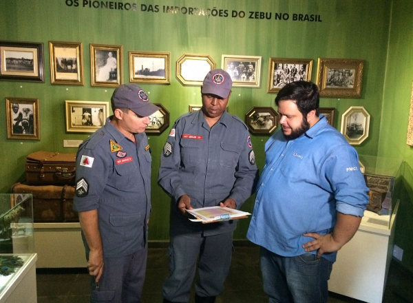 Museu do Zebu recebe vistoria do Corpo de Bombeiros